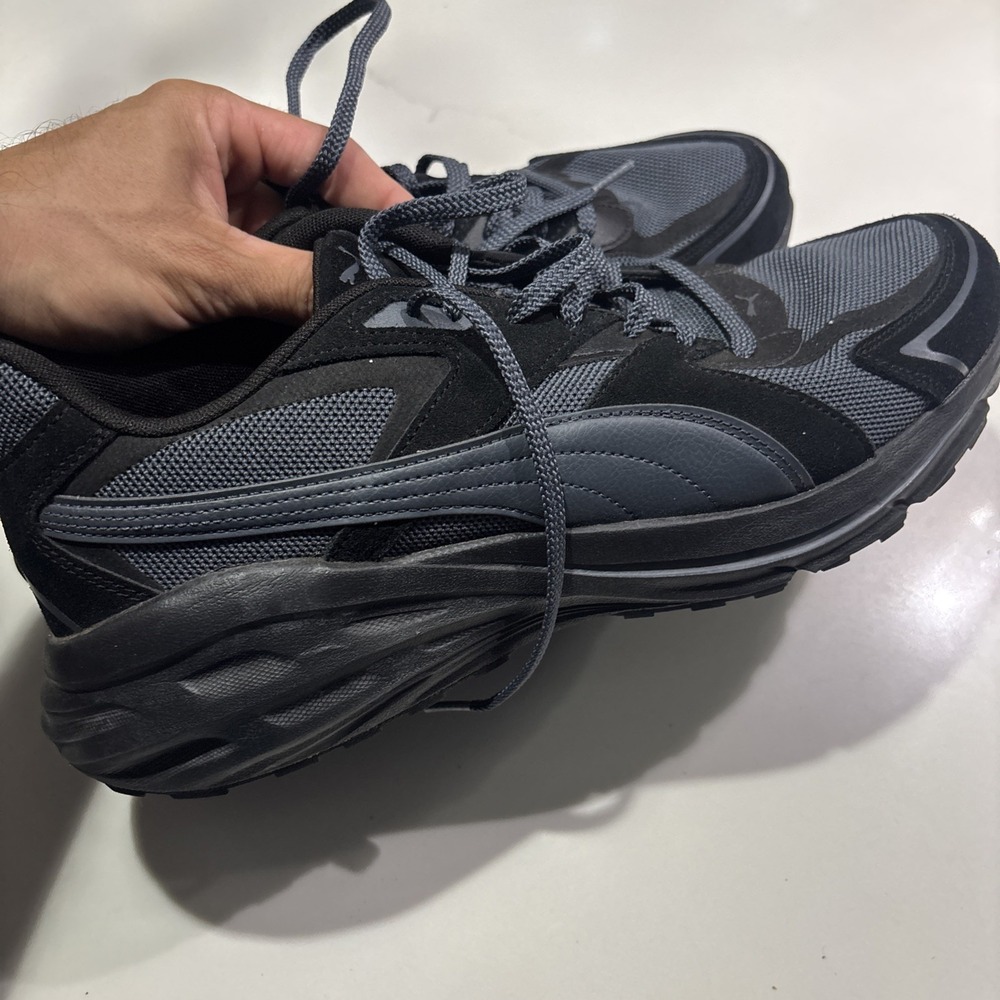 Size 12 - Puma Hypnotic LS Black Strong Grey